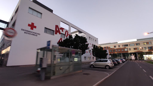 Bank and atm Austrian Red Cross Blood Center Linz